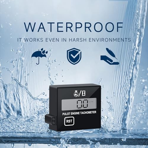 Chainsaw Tachometer-Digital Tachometer Tach Gauge Small Engine Tachometer