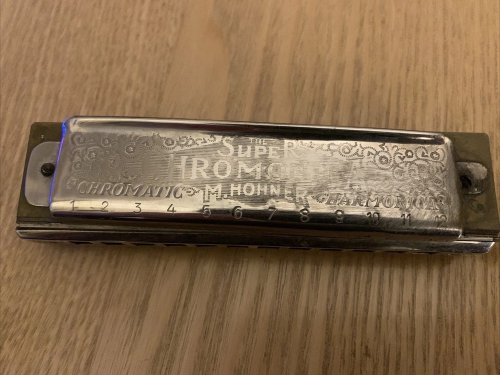 M Hohner Germany Super Chromonica Harmonica