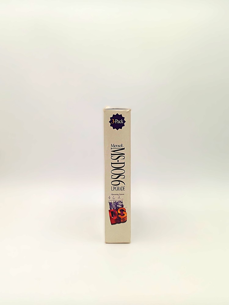 Microsoft MS-DOS 6.0 Operating System Upgrade Original Box and Docs No Disks