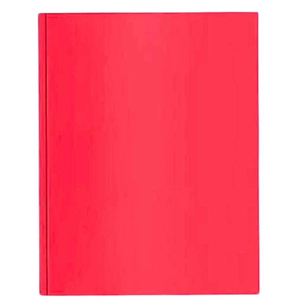 Two Pocket Folder with Prongs – Durable Poly Folders: 1CT