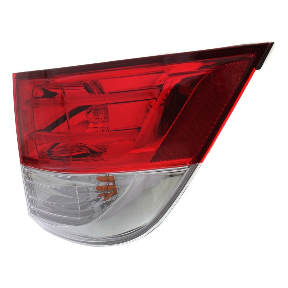 LED Tail Light Set For 2014-2016 Honda Odyssey Outer Clear/Red w/ Bulbs 2Pcs