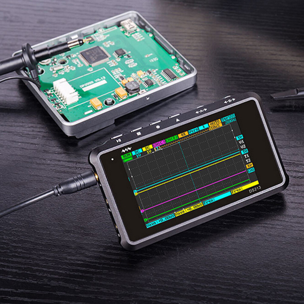 DS213 DSO213 (+4 PROBES ) Handheld Mini Portable PocketSized Digital Oscillosco