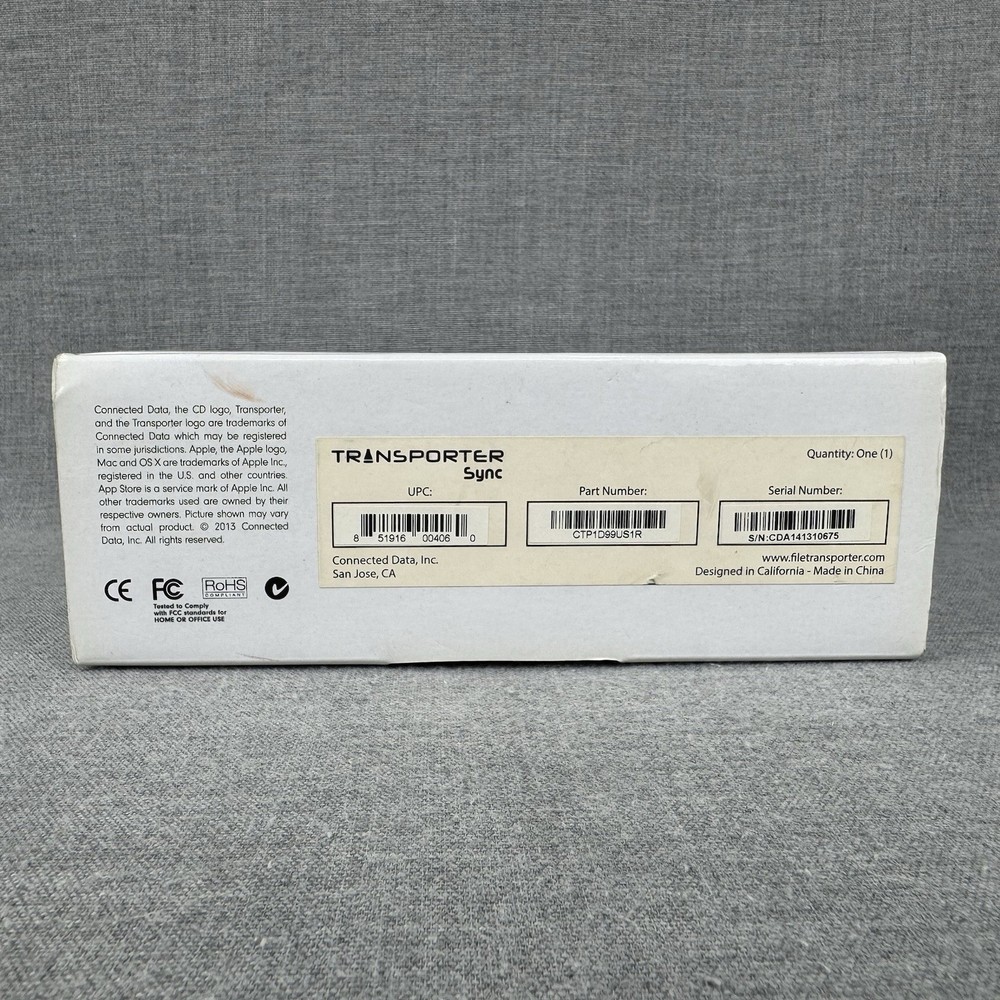 Nexsan Transporter Sync Connected Data Private Cloud New Sealed