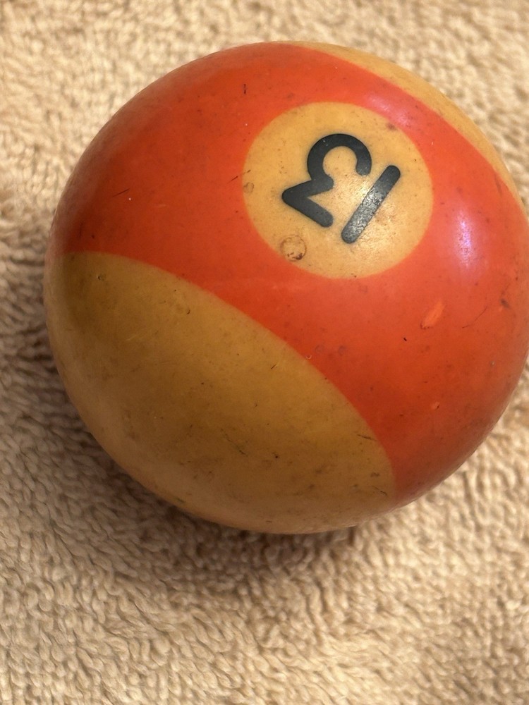 7 Billiard Pool Balls 2-1/8" With Box