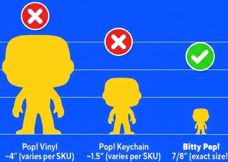 Star Wars Bitty Pop Display (Breakout Series) (3D Printed)