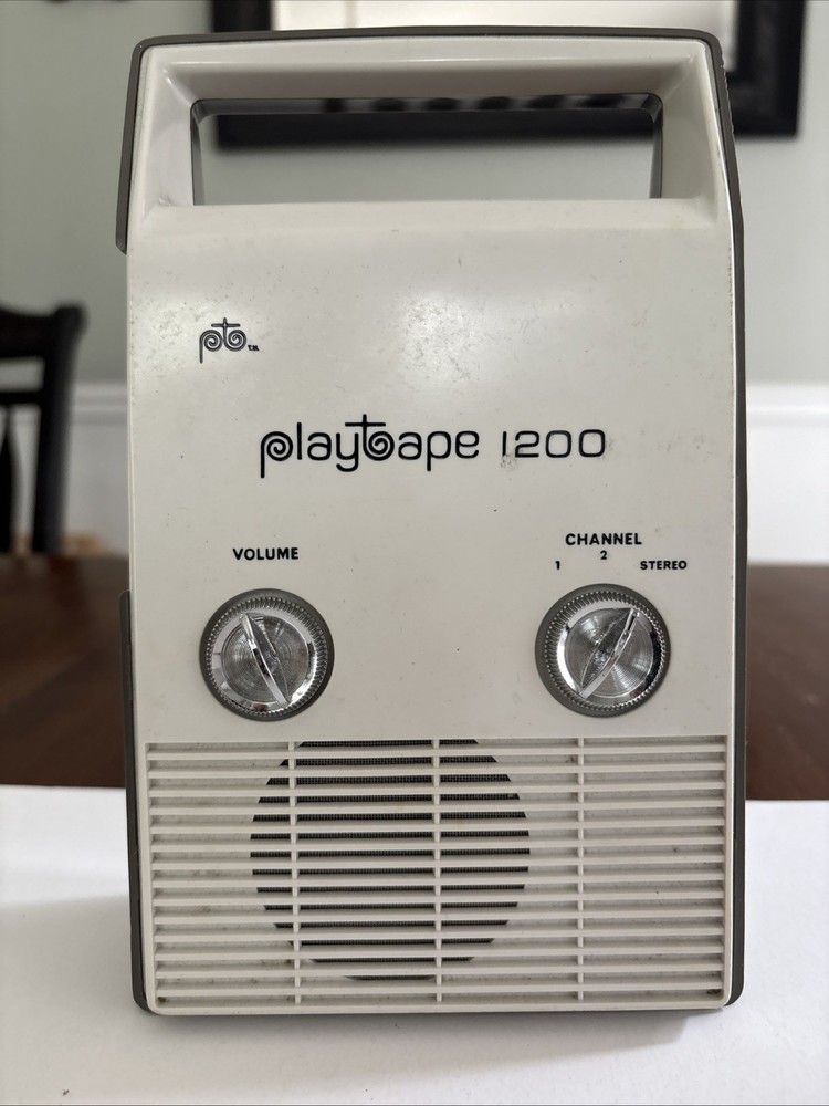 1960'S PLAYTAPE MODEL 1200 2 CHANNEL MONAURAL PLAYER UNTESTED