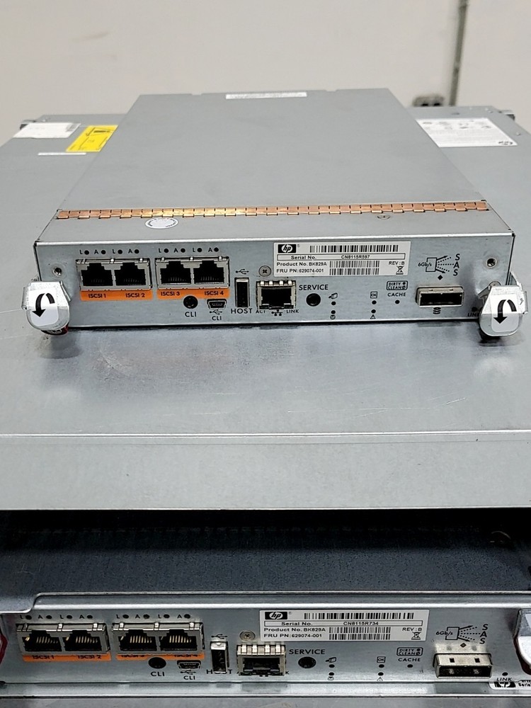 HP P2000 G3 MSA BK830A Dual Controller LFF Storage Array 12-Slot SEE NOTES