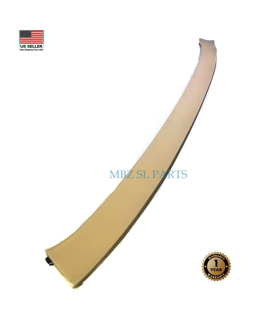 MERCEDES W107 R107 BEIGE Hardtop Bottom Molding Trim 350SL 450SL 380SL 560SL