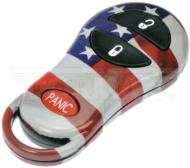 Keyless Remote Case American Flag for Chrysler 2003-01