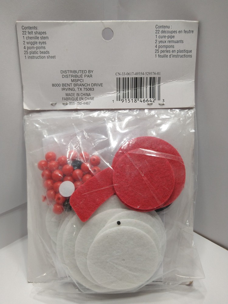 Creatology Felt Snowman Ornament Kit, 55 pc