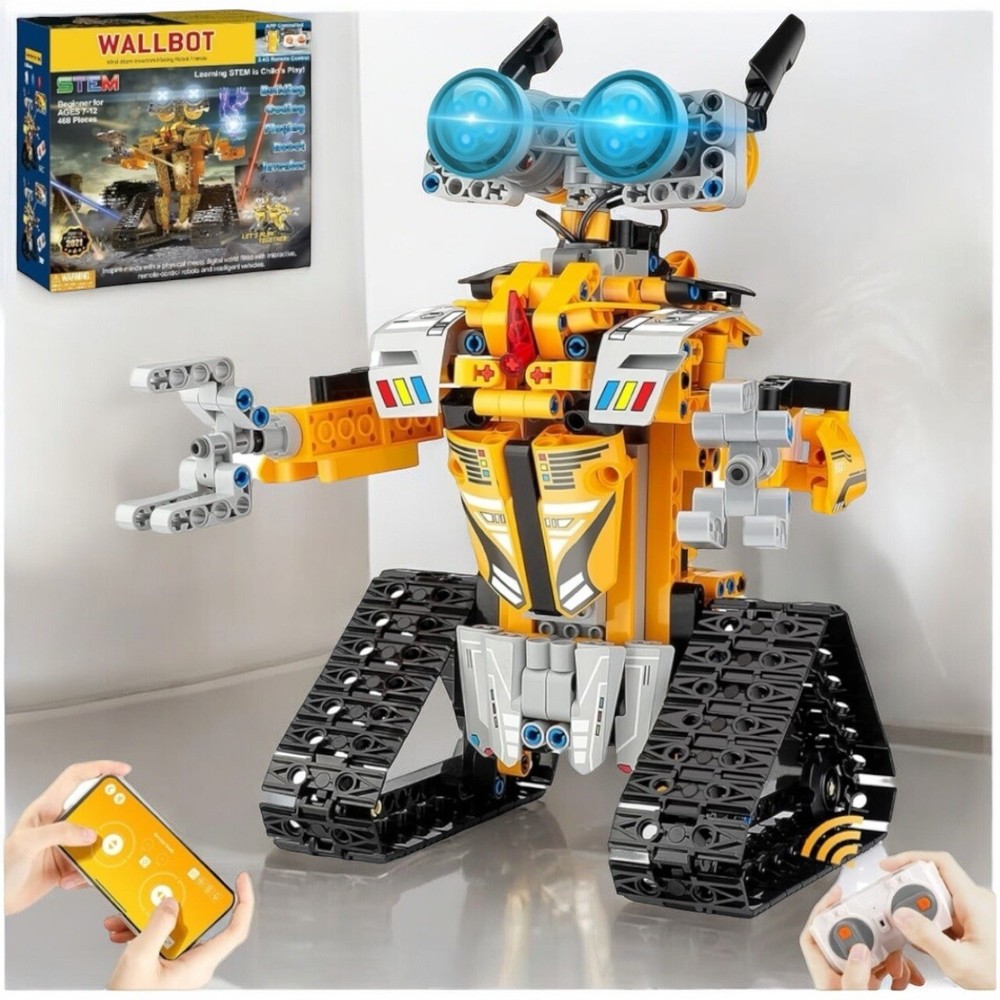 Wallbot STEM App/Remote Controlled Robot Kit Ages 7-12 NEW, Sealed