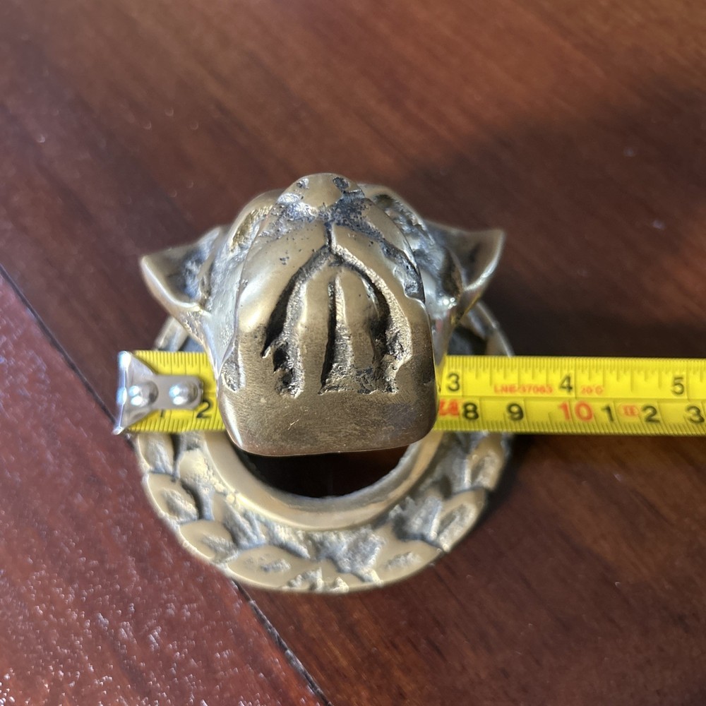 Brass Dog Door Knocker
