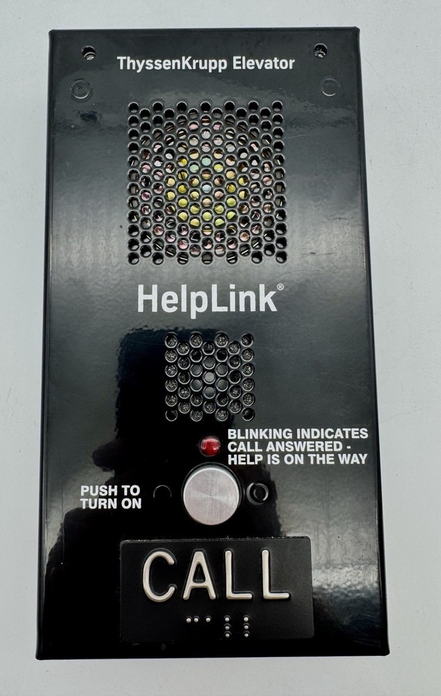 Thyssenkrupp Elevator Emergency Call Box - Helplink
