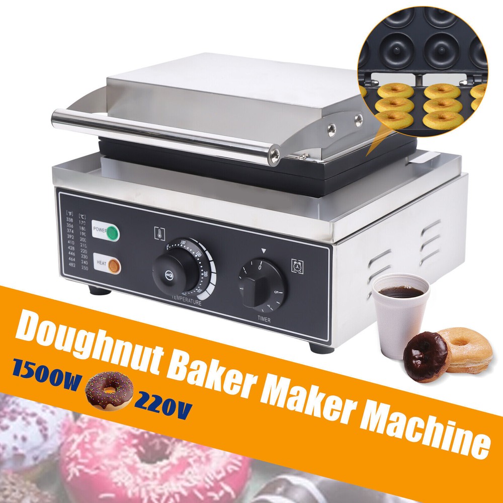 Commercial Donut Machine Doughnut Baker Mini Donut Maker Machine Non-stick 5cm