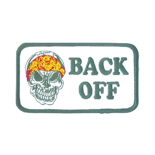 BACK OFF PATCH