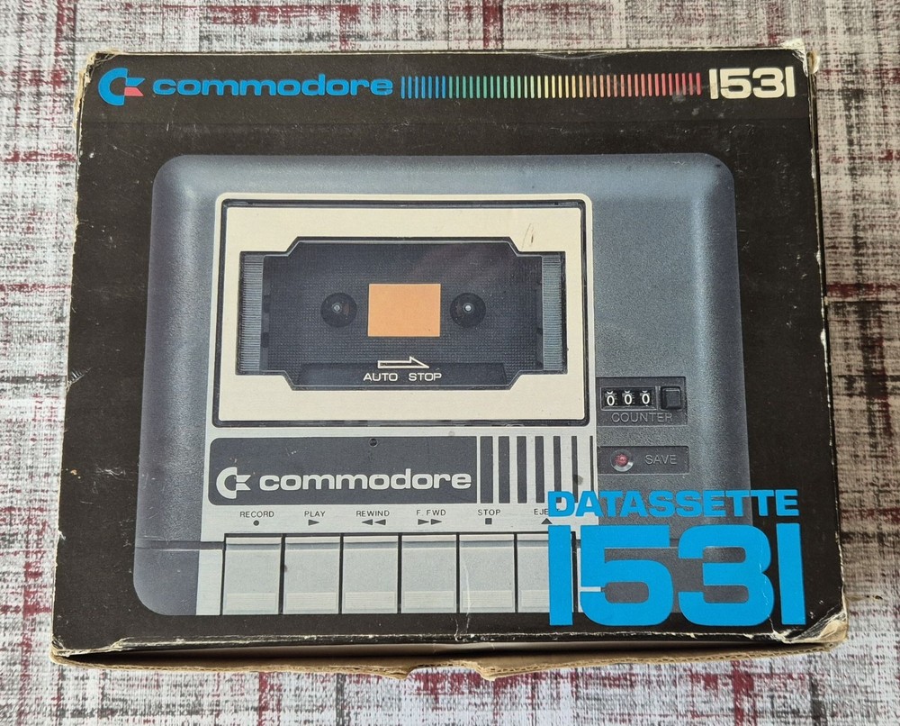Commodore 1531 Datasette C2N Cassette Drive – Boxed – C16/Plus/4