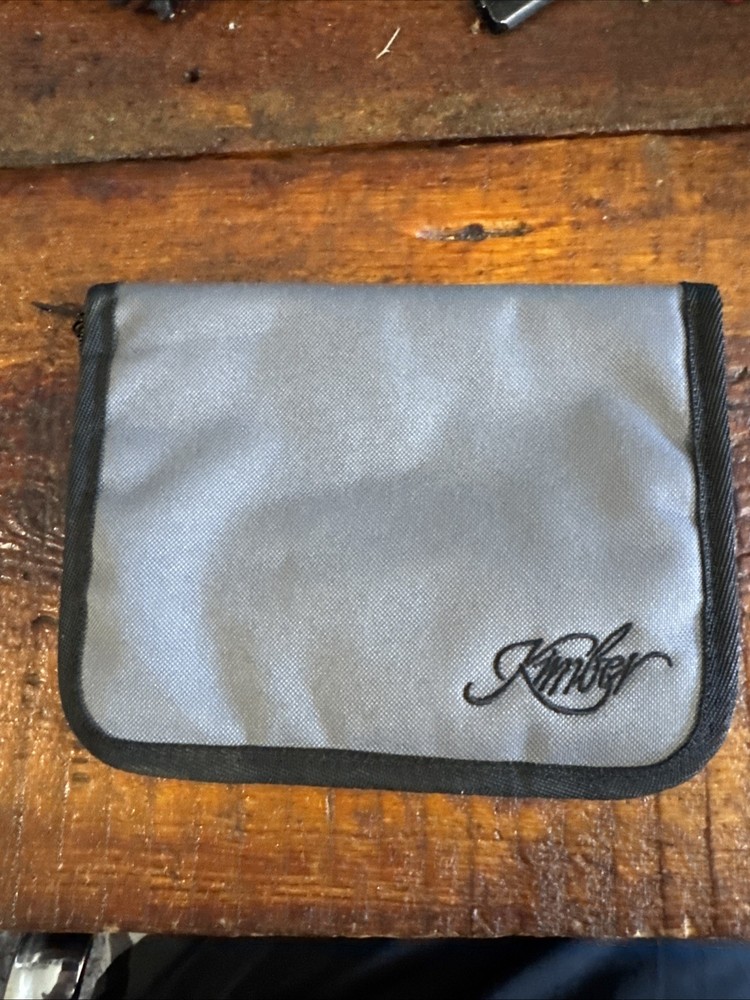 Kimber Factory Gray Soft Case With Magazine Pouch For Compact Models