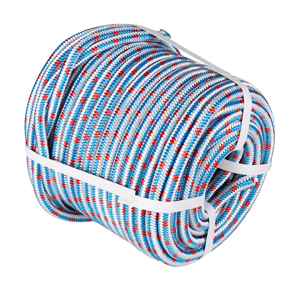 Double Braid Polyester Nylon Arborist Tree Rope 16 Strand 1/2"×150'