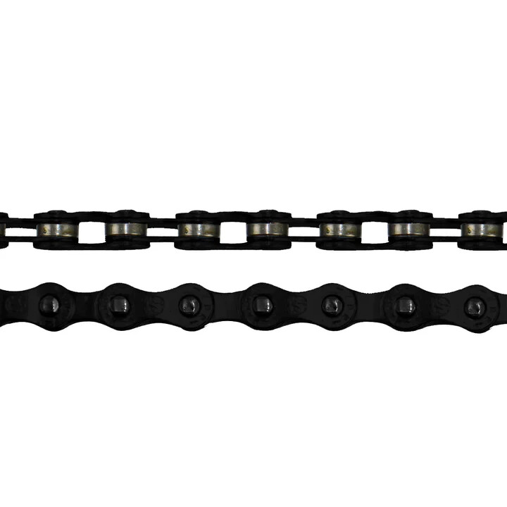 Crupi BMX Race Chain Pro 3/32" Full Link Solid Pin 110L Black