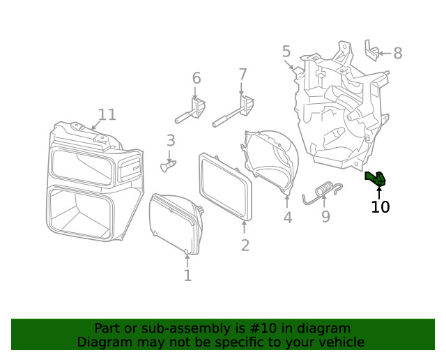 Genuine Mount Panel Clip W710793-S439