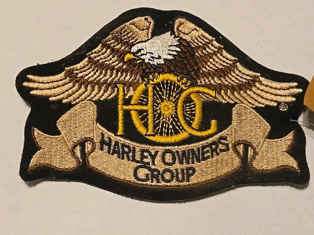 Harley Davidson Owners Group HOG Small Heritage Eagle 5" Patch New With Tags