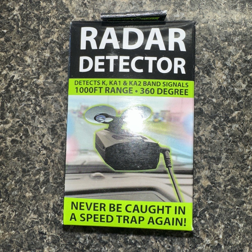Gadget Gear Radar Detector 1000 FT Range (NEW)