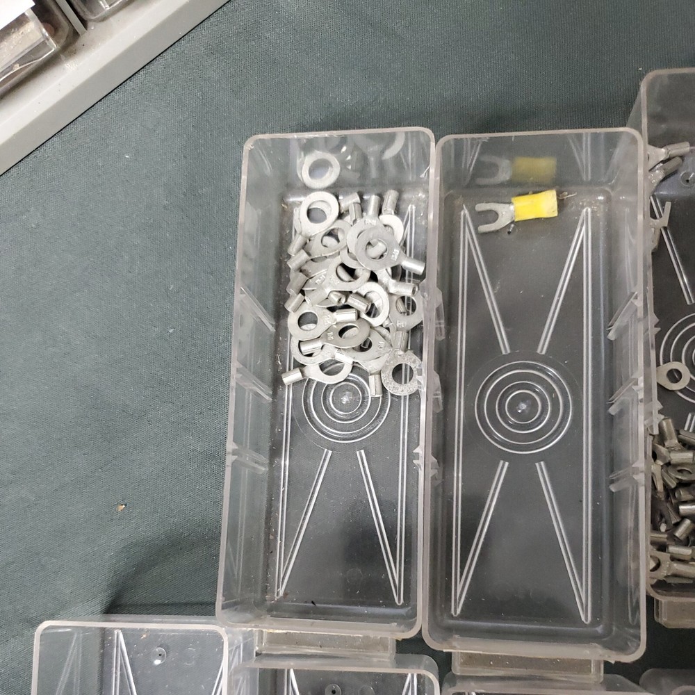 Plastic Storage 25 Drawers Workshop Organizer with Some Contents + Extra Partial