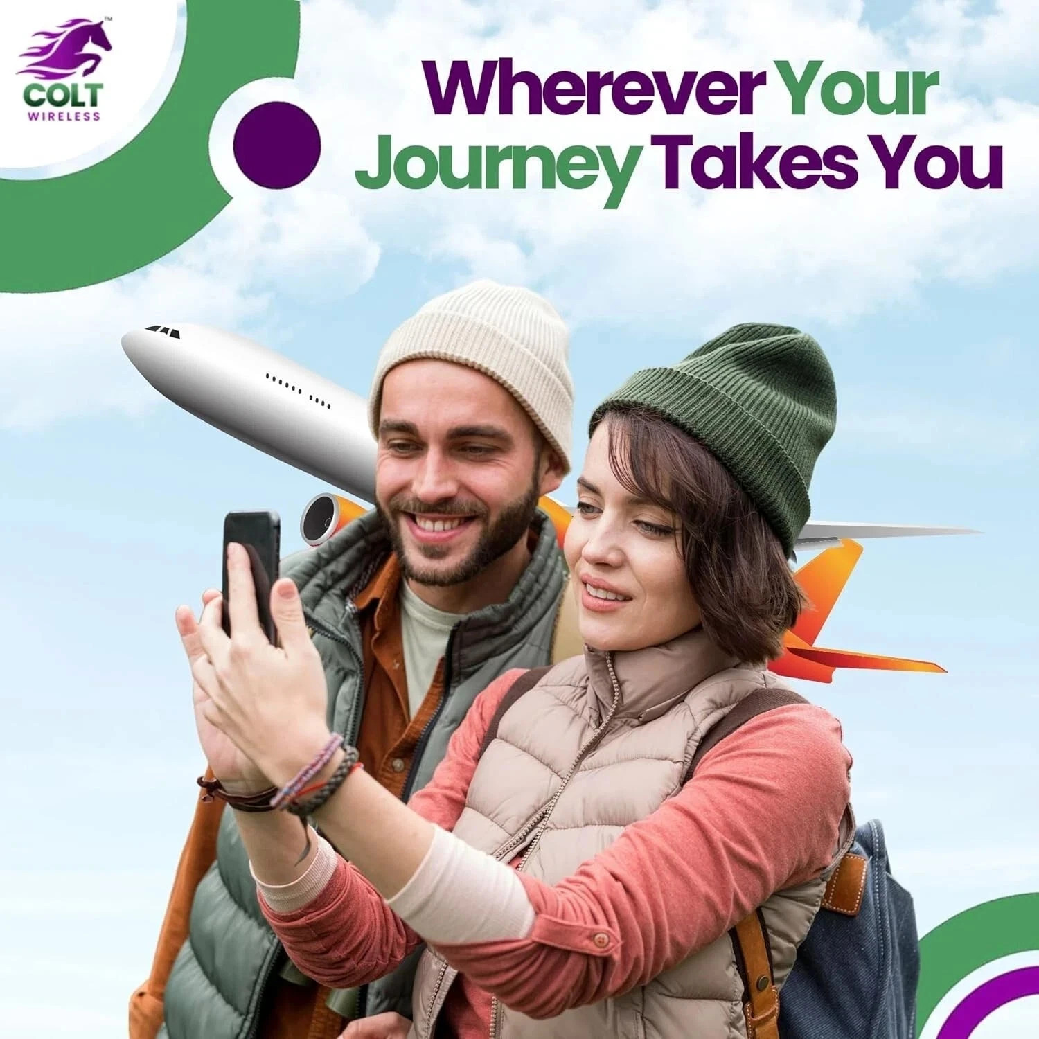 Colt Wireless U.S. Phone Number eSIM 100 Min Talk & 100 SMS WiFi Calling Incl