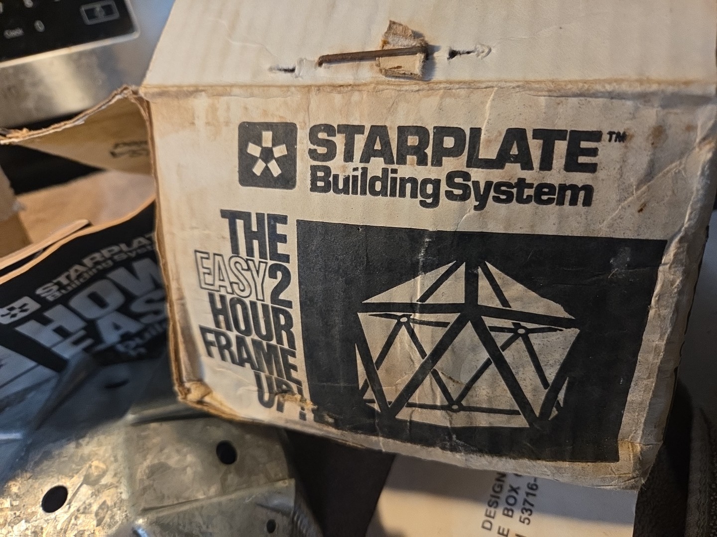 11 Star Plate Building System Gazebo With Matching Bolt Pack For 2x4 Mounting.