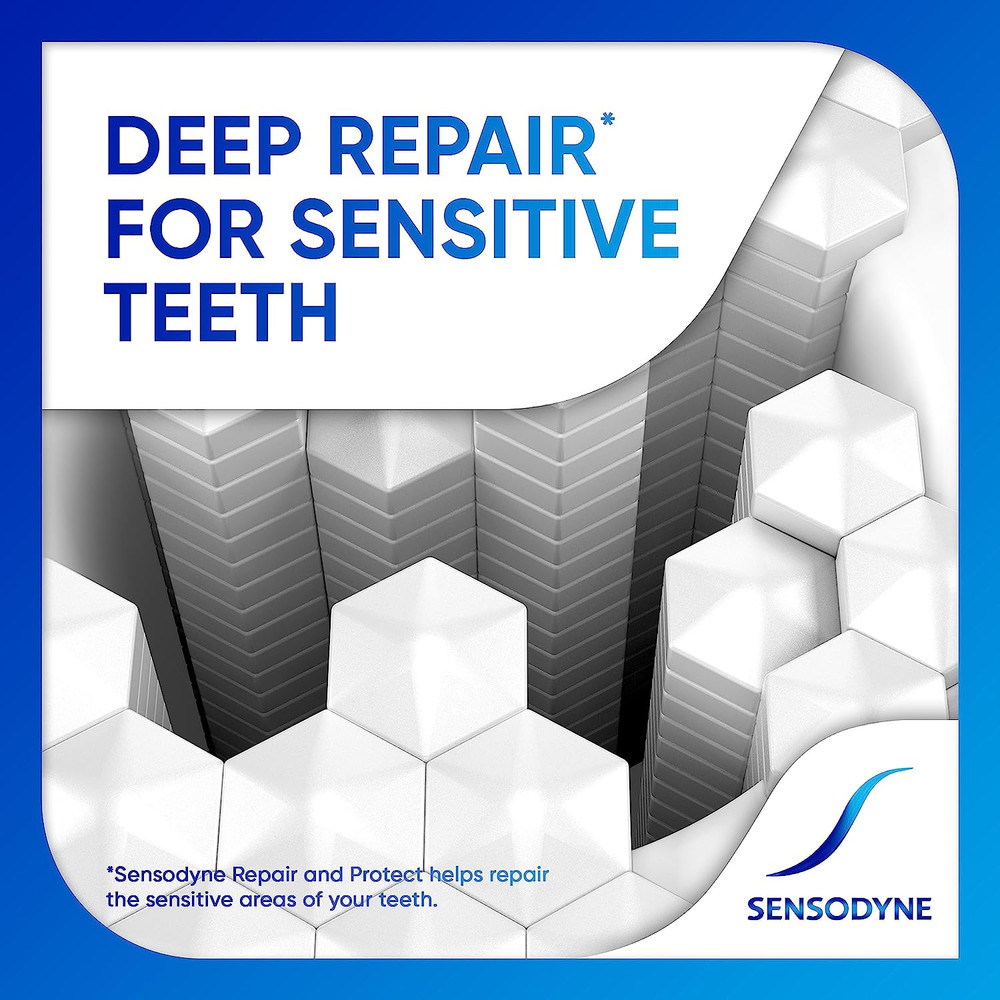 Repair and Protect Whitening Toothpaste, Toothpaste for Sensitive Teeth and Cavi