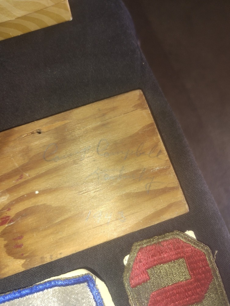 WW2 Ghost Army Group Invasion Barge Piece Dog Tags 604th Eng Camouflage Btn