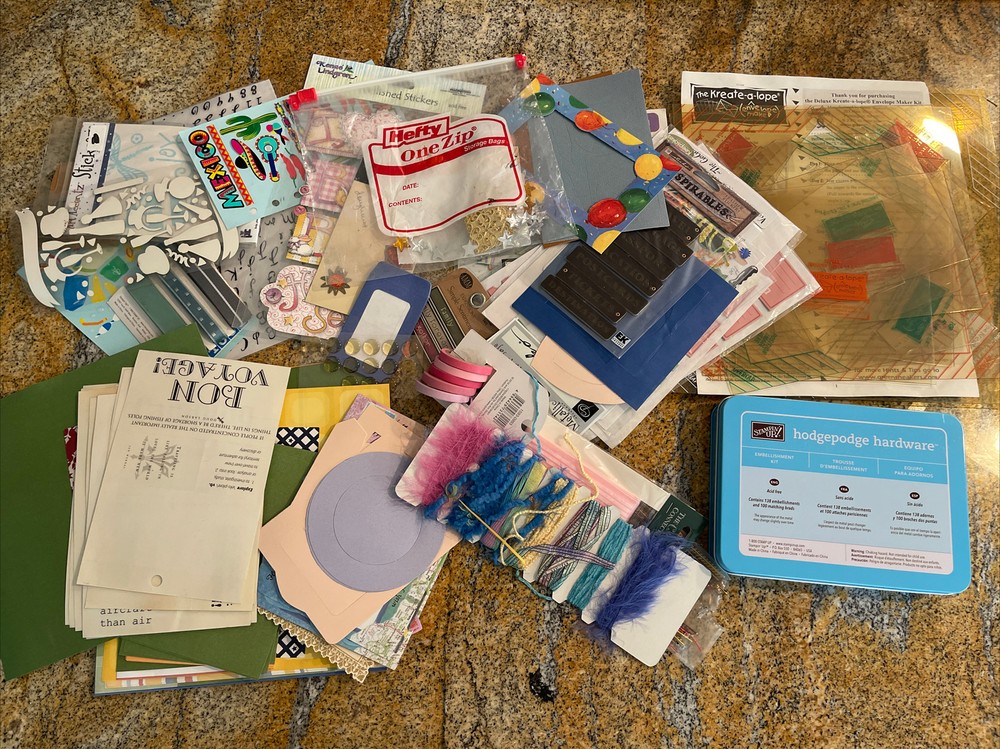 HUGE Rubber Stamp Supply Lot!
