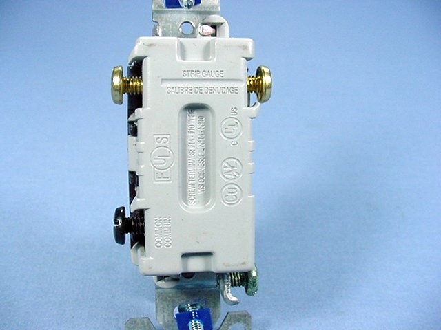 Cooper CS320B Brown Commercial Grade Toggle Wall Light Switch 3-Way 20A Bulk