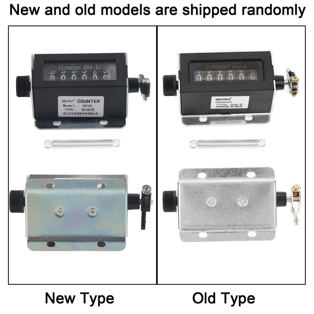 D94-S 6 Digit Resettable Mechanical Pulling Counter Digital Length Counter 0-...