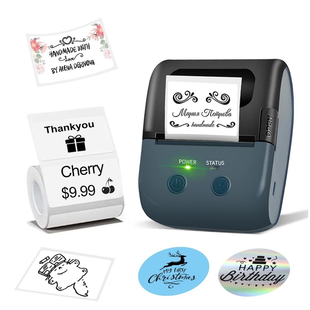 Label Maker - 2 Inch Thermal Label Printer L7 Portable Bluetooth Label Maker ...