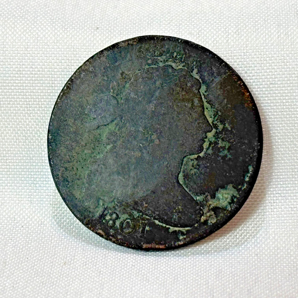 1801 Large Cent Draped Bust