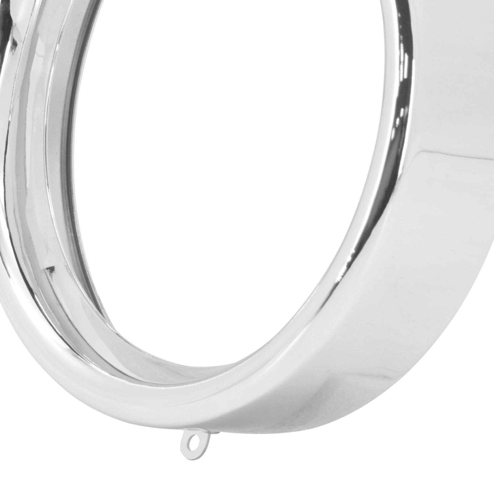 7" Headlight 4.5"Fog Light Visor Trim Ring Cover For Harley Softail Deluxe 94-17