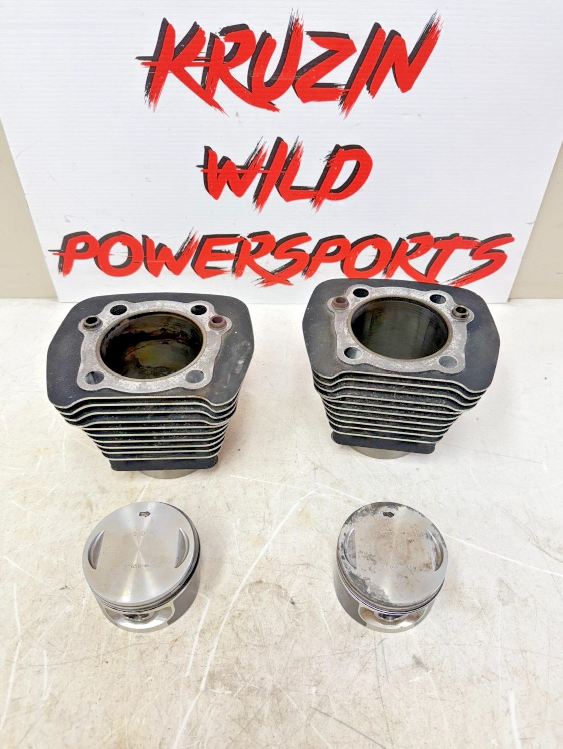 2003 Harley Davidson Sportster Engine Motor Cylinders Jugs & Piston Top End