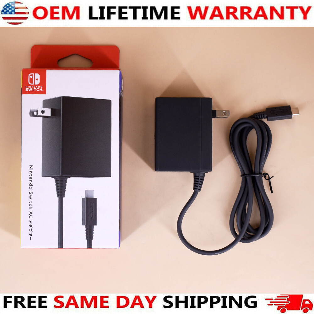 New Official Nintendo Switch +OLED AC Power Adapter Supply OEM Charger HAC-002