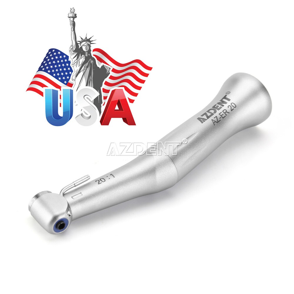 Dental 20:1 Reduction Implant Contra Angle Handpiece E-type Push Button