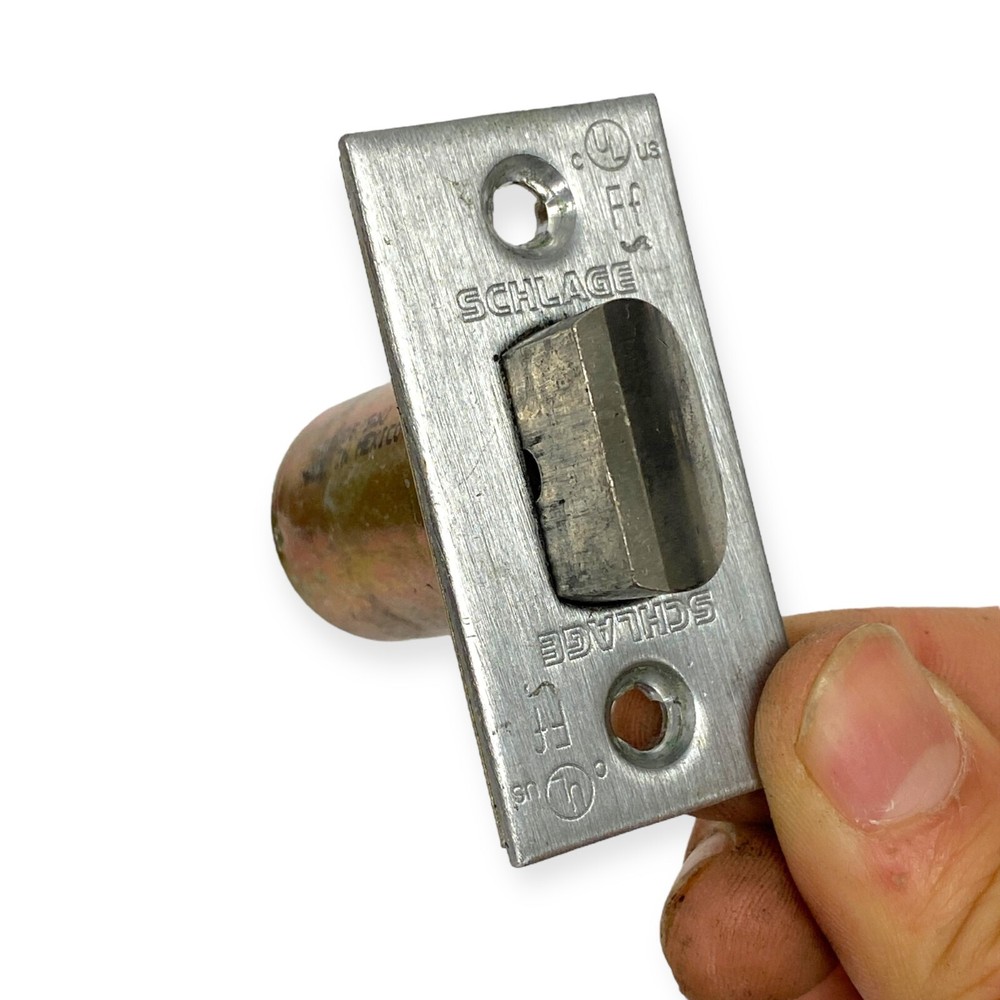 Schlage UL Deadlatch Single Point Lock or Latch Silver FF, 2 Pcs