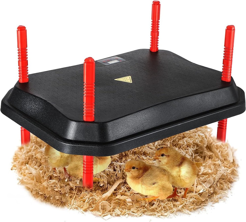 SMART BROODER HEATING PLATE, 30x40cm 50W Chick Heating Plate for 30 Chicks, Larg