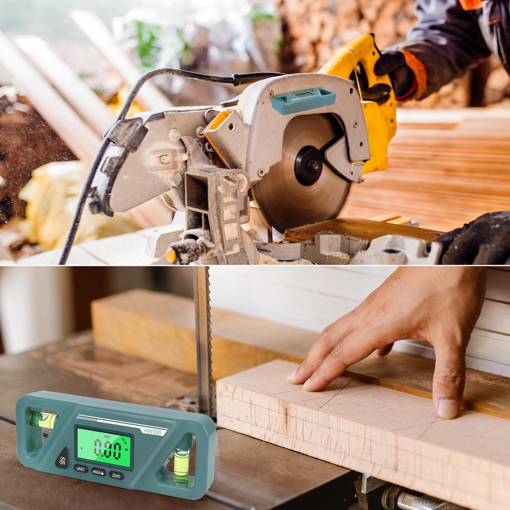 Angle Gauge Finder Level Tool Digital with Magnetic Base Wood Working Protractor