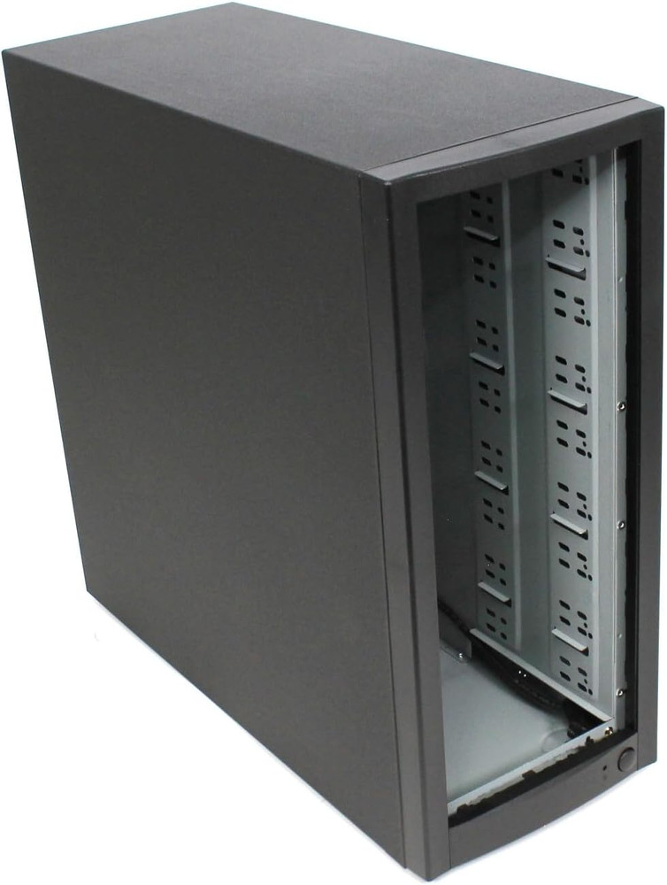 External 9-Bay Duplicator Case Enclosure Tower for DVD CD Blu-Ray HDD USB - Incl