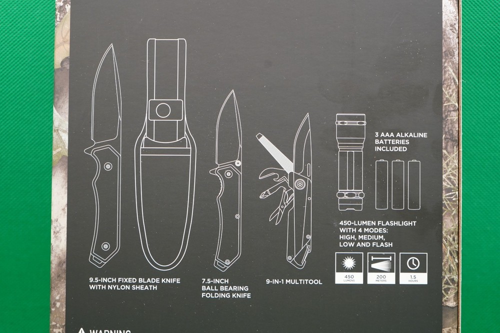 Realtree 4 Pack Combo Kit Knifes