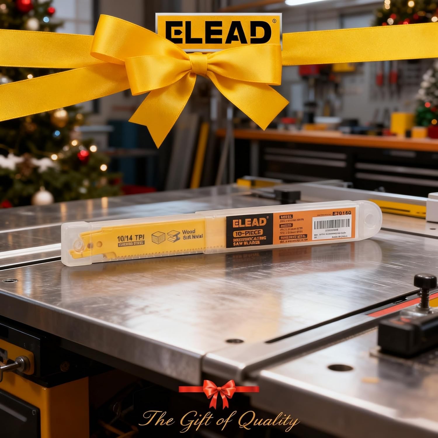 10-Piece Bi-Metal Reciprocating Saw Blade Set, Premium 6 & 8 Inch Wood & Metal C