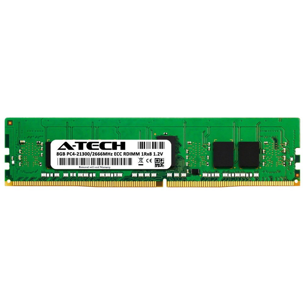 8GB 1Rx8 PC4-21300 ECC REG RDIMM (DELL 370-ADNI Equivalent) Server Memory RAM