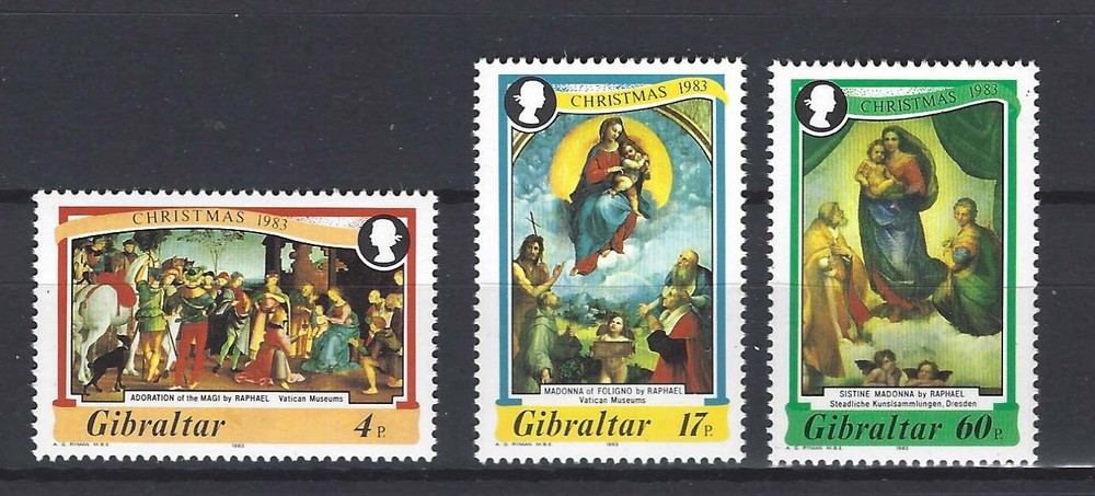 Gibraltar 1983 Christmas MNH  (a693)