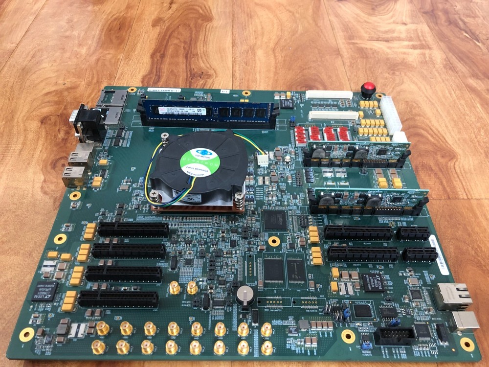 Broadcom / Netlogic Evaluation Board PCB-MB-SVP2-A1-17 /With CPU & MEMORY