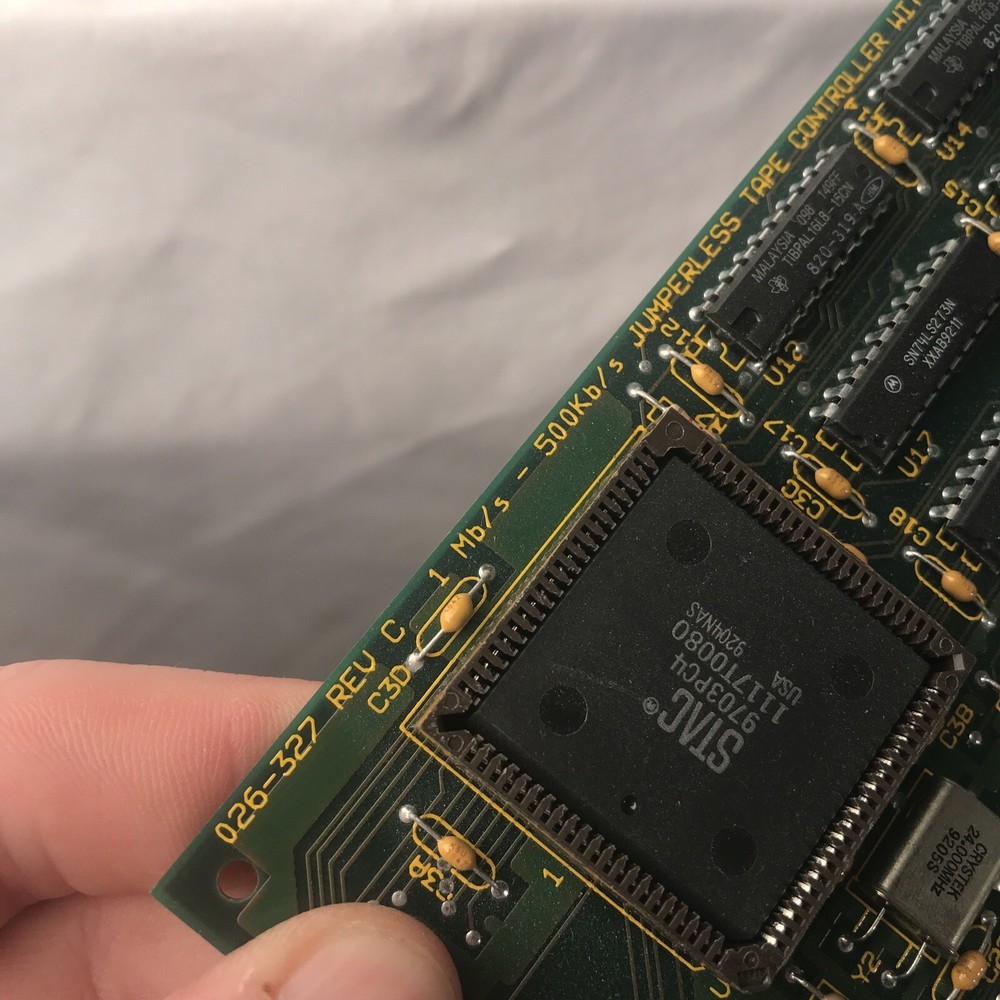 1MB/S -500KB/S Jumperless Tape Controller W Data Compression Mod 026-327 Rev C